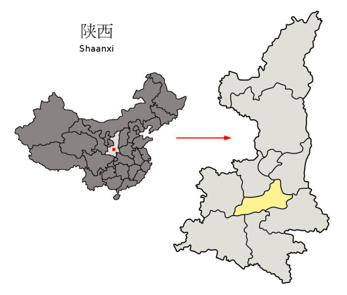 File:Location of Xi27an Prefecture within Shaanxi 28China29.png