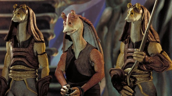 I Gungan di Star Wars tipo gli uomini rana Mintakans