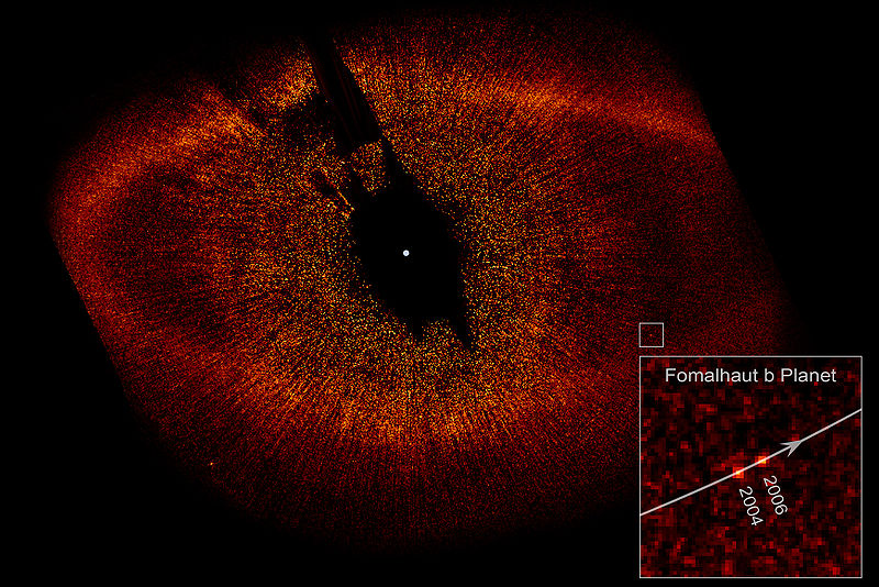 File:Fomalhaut with Disk Ring and extrasolar planet b.jpg