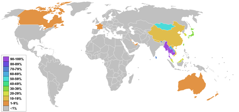 File:Buddhism percentage by country2.png