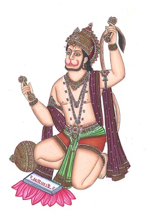 File:Lord hanuman singing bhajans ASa.jpg