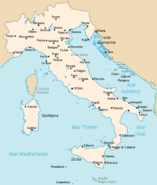 File:Kingdom of Italy 1919 map svg.png