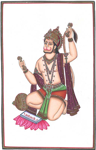 File:Lord hanuman singing bhajans AS.jpg