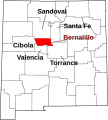 Map of New Mexico highlighting Bernalillo County svg.png