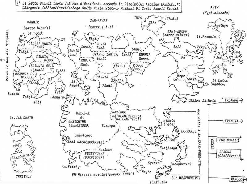 Mappa di Atlantide