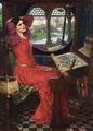 John William Waterhouse - I am half-sick of shadows, said the lady of shalott.JPG