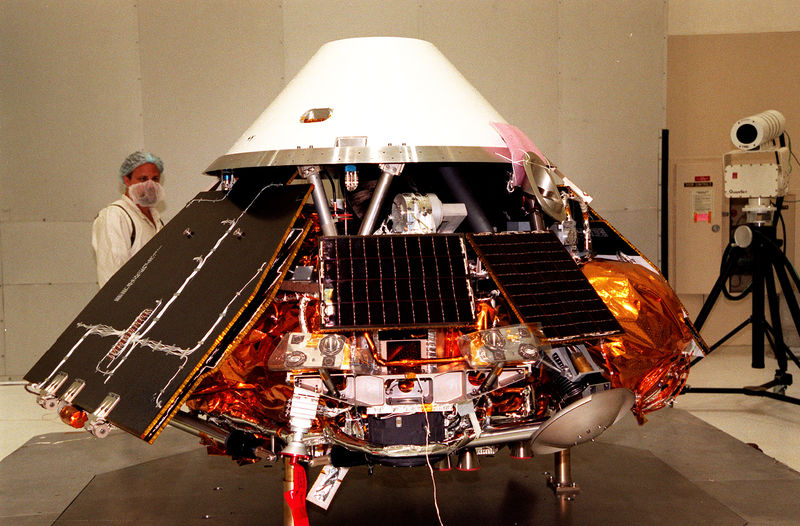 File:Mars Polar Lander undergoes testing.jpg