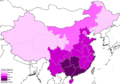 Taoist Church influence in China (alternate).png
