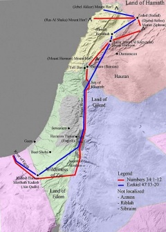 Mappa di Canaan