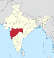 Maharashtra in India 28disputed hatched29 svg.png