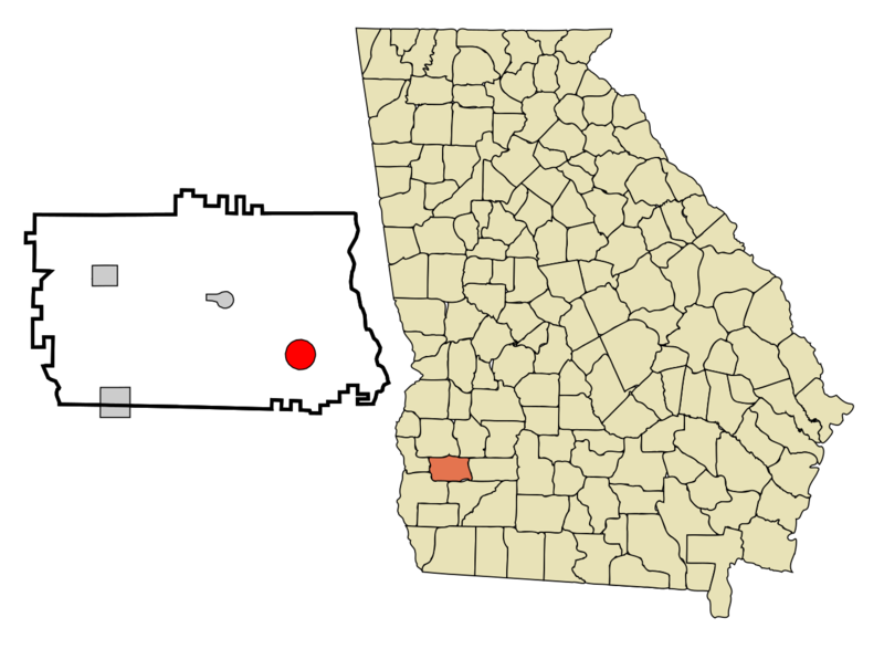 File:Calhoun County Georgia Incorporated and Unincorporated areas Leary Highlighted.svg.png